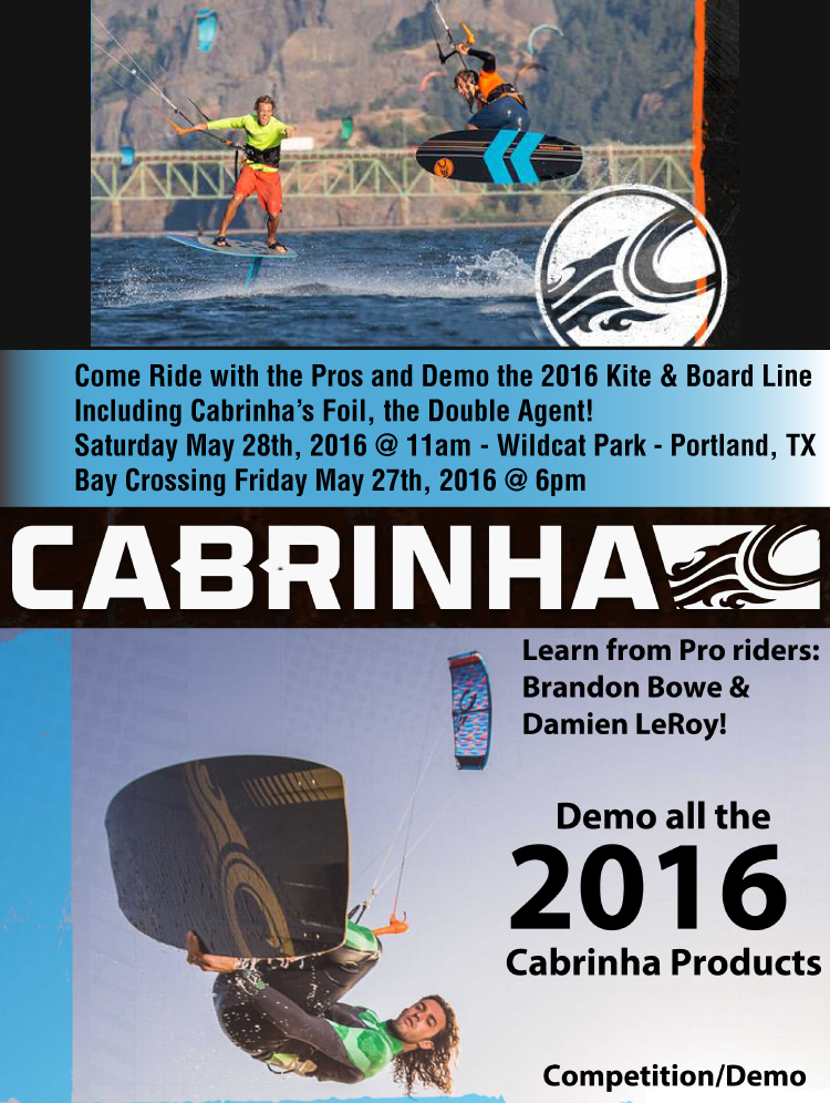 2016 Cabrinha Texas Tour - Corpus Christi, TX