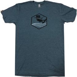 Kiteboarding.com Kiter Badge T-Shirt Blue - 50% Off