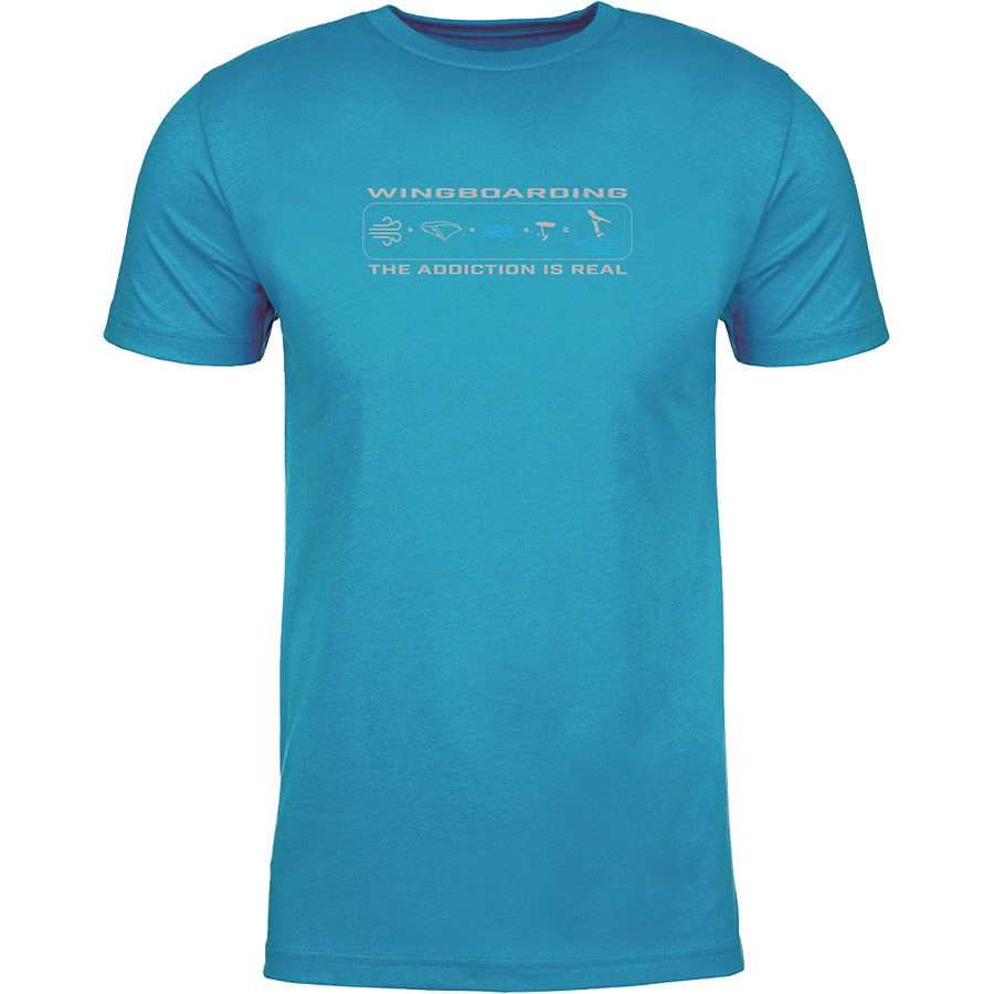 Wingboarding - I've Done The Math T-Shirt - Turquoise