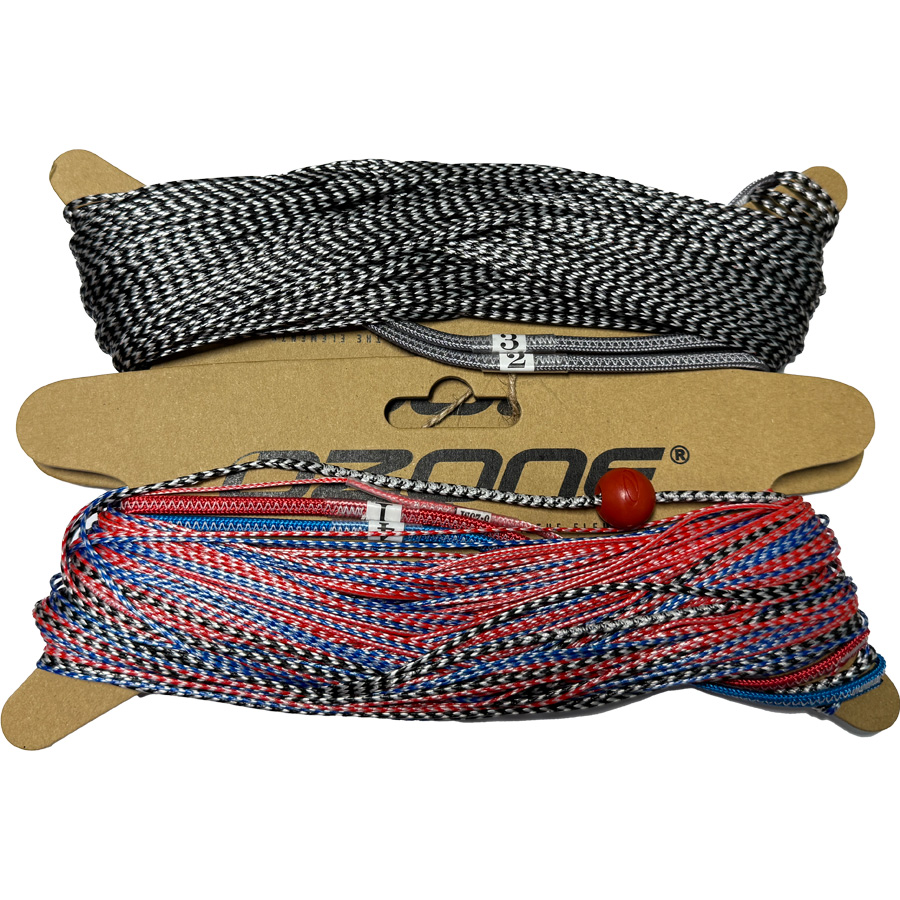 Ozone Snow Kites V2 4 x 25m Lines (2 x 500kg 2 x 300kg) inc 5th safety line