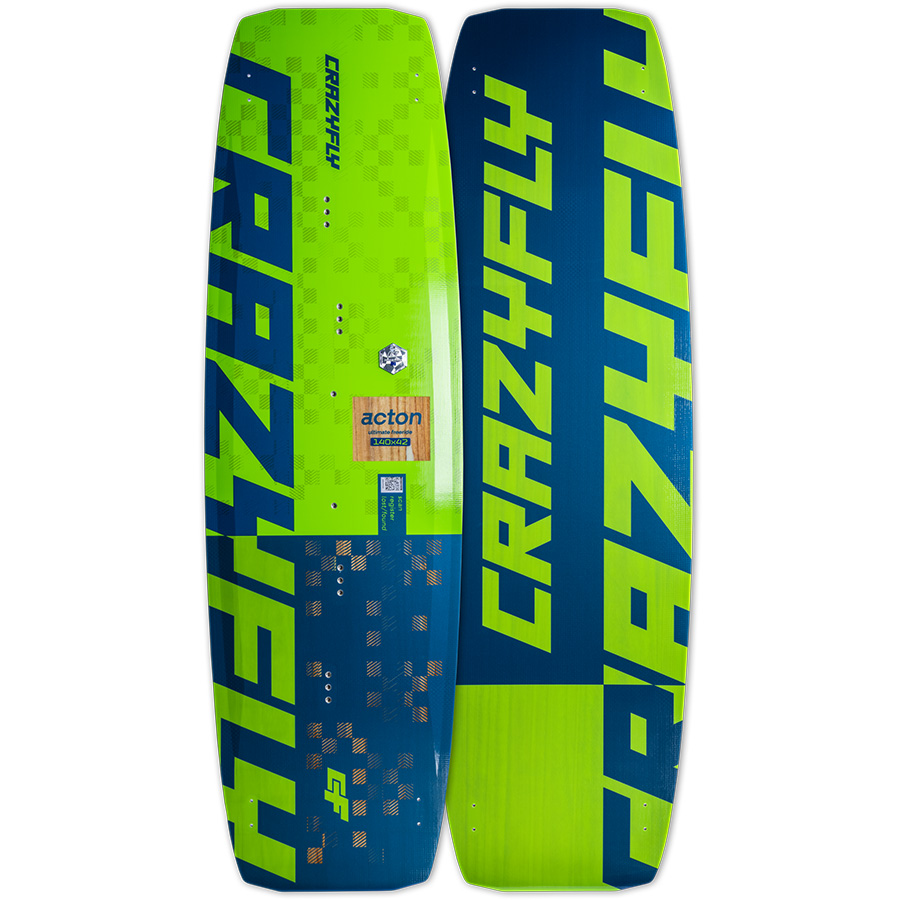 Twintips | 2025 Crazyfly Acton - Freeride Board | crazyfly-2025-acton-size