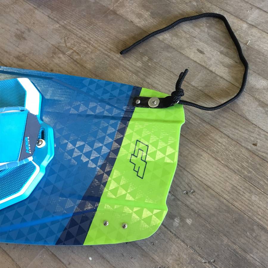 INCL >> Kite Board " ROLL LEASH " .. SHOCK CORD...Die sicherste Boardleash ! 