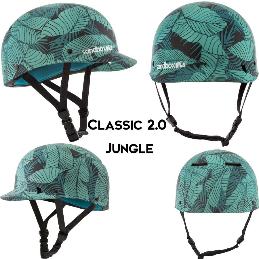 S 2020 Sandbox Classic Low Rider Brim Wakeboard Helmet 52393 L Tropic Storm 