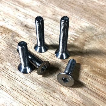 M6 Hydrofoil Stainless Steel Mounting Screws - Hex Head