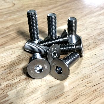 M8 Hydrofoil Stainless Steel Mounting Screws - Hex Head - Sold Individually
