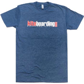 Kiteboarding.com - Kiteboarding T-Shirt -Midnight Navy