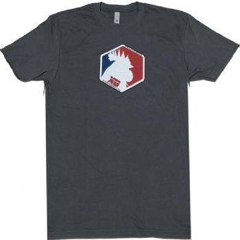 Kiteboarding.com Rooster Badge T-Shirt - 50% Off