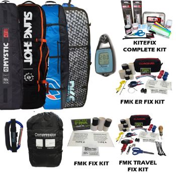Kiteboarding Travel Package w/  Xplorer 1 Wind Meter and Self Launch Tool