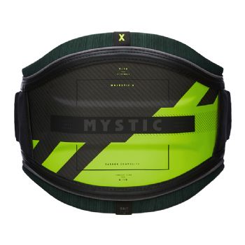 2021 Mystic Majestic X Kiteboarding Waist Harness - Dark Leaf