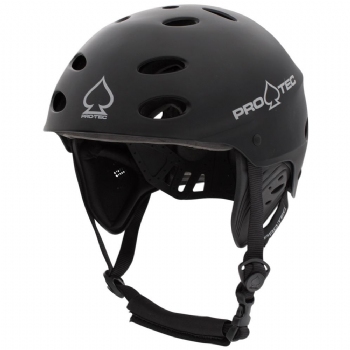 Pro-Tec Ace Wake Kiteboarding Helmet with Ear Flaps - Black