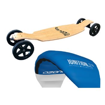 Wind Carver Longboard Skateboard and Ozone Ignition Trainer Package - 25% Off Holiday Sale