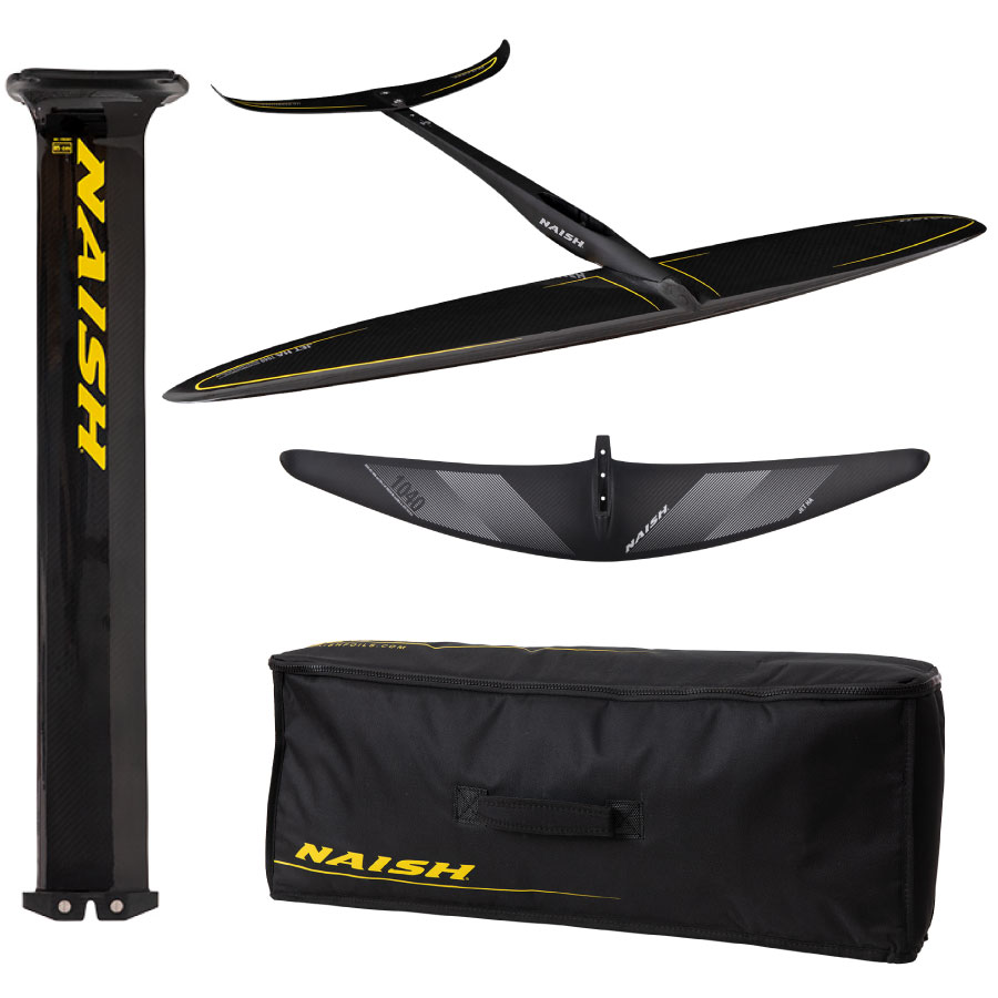 Naish - Ultimate Jet HA Package Deal w/95cm Full Carbon Mast and Two Front Wings