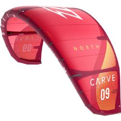 North 2021 Carve Surf / Strapless Freestyle Kite - 9m - Sunset Red - Last One - 30% Off
